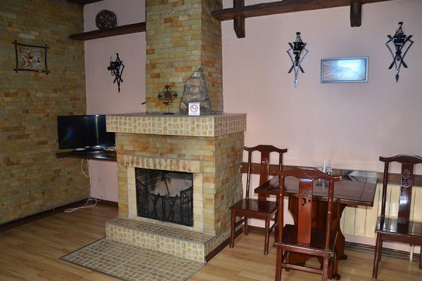 Fireplace in one of the room